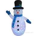 Holiday Inflatable Project Swirling lighting Snowman